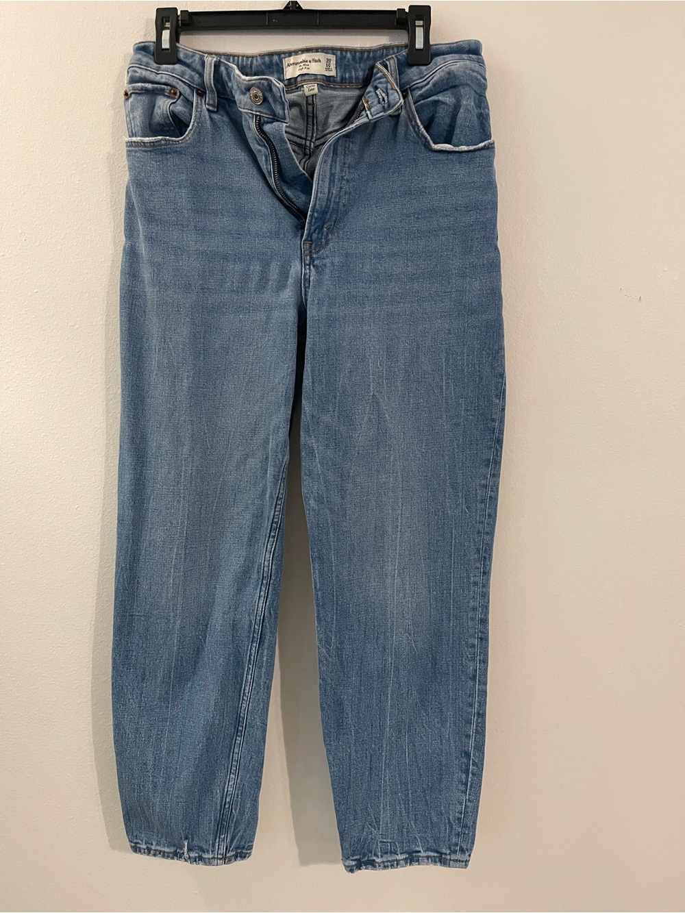 Abercrombie & Fitch Light Blue Wide-Leg Jeans